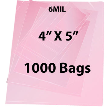 Pink Anti Static Bags 6 Mil 4" X 5" 1000 Bags